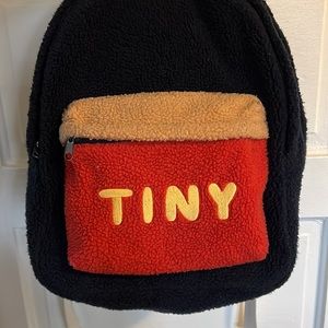 Rylee + Cru Black and Red Kids Backpack